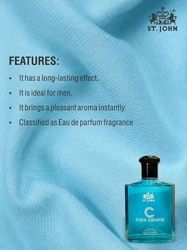 ST-JOHN COPA CABANA PERFUME 100ML (PACK OF 2) EAU DE PARFUM - 200 ML (FOR MEN)