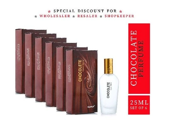 SET OF 6 CHOCOLATE 25ML SPRAY PERFUME