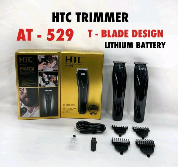 HTC Heavy Premium Quality Professional Hair Trimmer (T Type Blade Design)