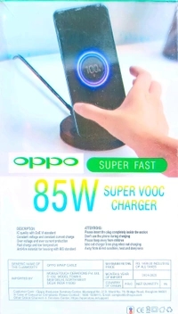 Oppo Mobile Super Fast 85W Charger Type C - White
