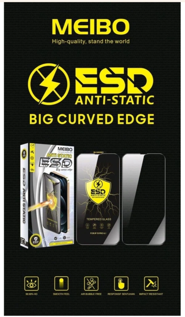 Oppo Meibo ESD Anti-static Big Curved 6D Glass - Reno 3