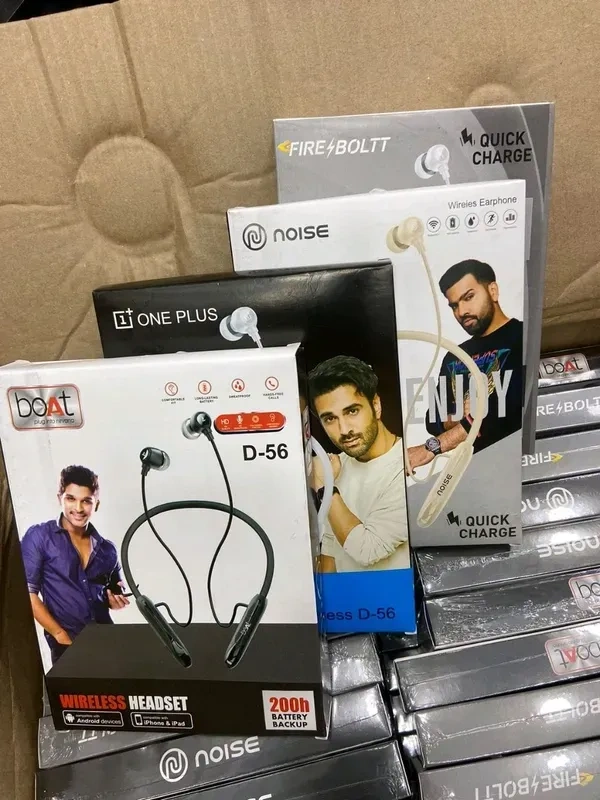 Boat D-56 Mix (Boat Noise And One Plus) Og Quality Wireless Nackband Metal Ear