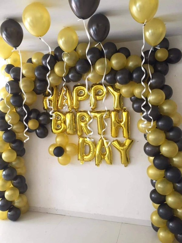 Best Birthday Decor - Turbo on Black