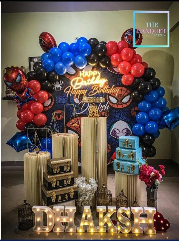 Ring arch Spiderman Theme Decor
