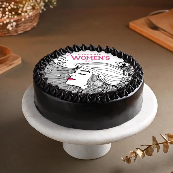 Womens Day Poster Cake - 500 Gm