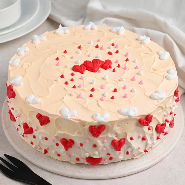 Sweetheart Red Velvet Delight For Mom - 500 Gm