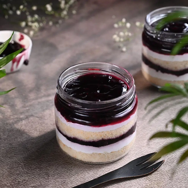 Blueberry Single Jar Cake - 200 Ml