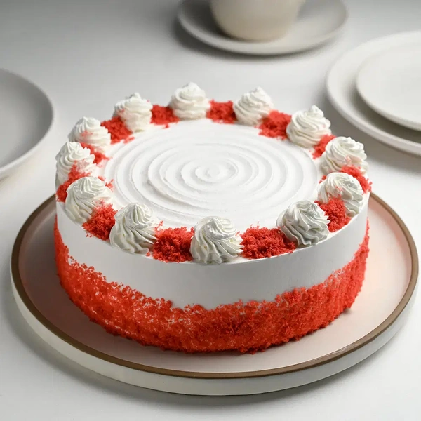 Red Velvet Elegance Cake - 500 Gm
