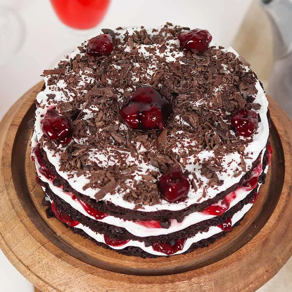 Black Forest Naked Cake - 500 Gm