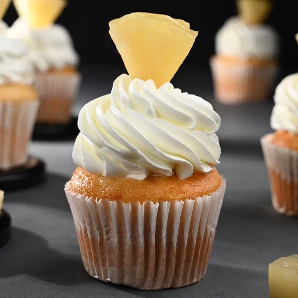 Pineapple Cupcake - 6 Pcs