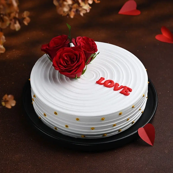 Love N Rose Pinepple Cake - 500 Gm