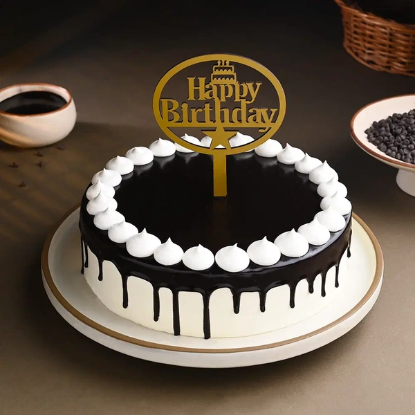 Chocolate Truffle Drip Cake - 500 Gm