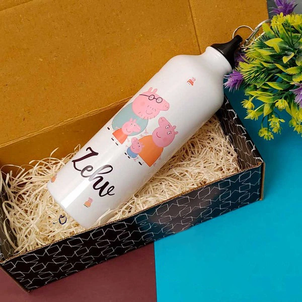 Customized Kids Water Bottle with Name & Cartoon Character