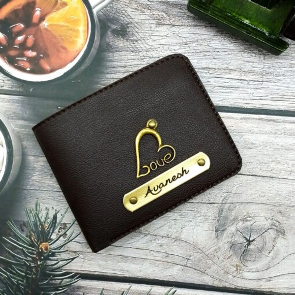 Customized Leather Wallet for Men with Personalization | Premium Vegan Leather