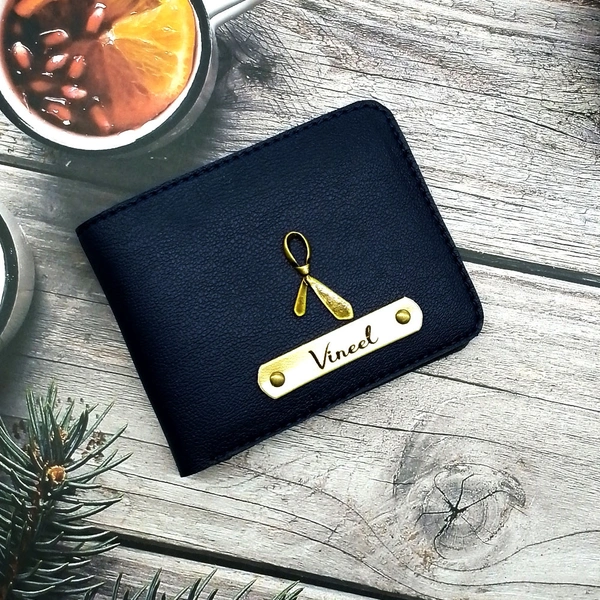 Customized Leather Wallet for Men with Personalization | Premium Vegan Leather