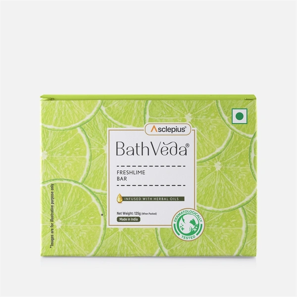 BATHVEDA FRESH LIME BAR - 375 GM