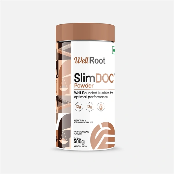 SLIMDOC POWDER RICH CHOCLATE FLAVOR - 500 GM
