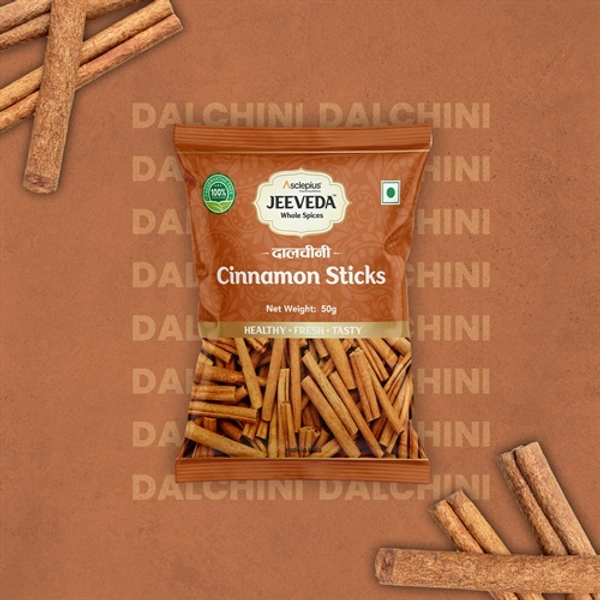 JEEVEDA CINNAMON STICKS - DALCHINI - 50 GM