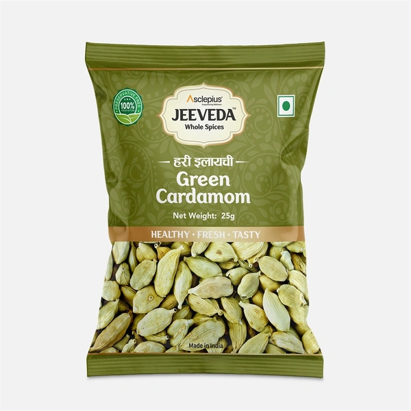 JEEVEDA GREEN CARDAMOM CHOTI ELAI - 25 GM