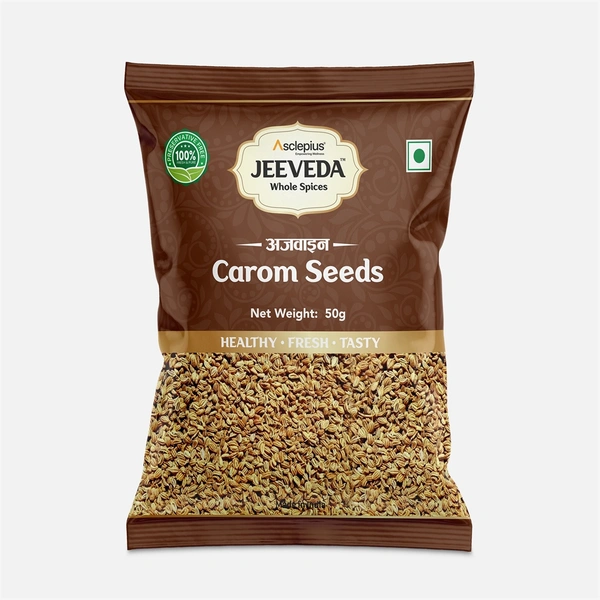 JEEVEDA CAROM SEEDS - AJWAIN - 50 GM