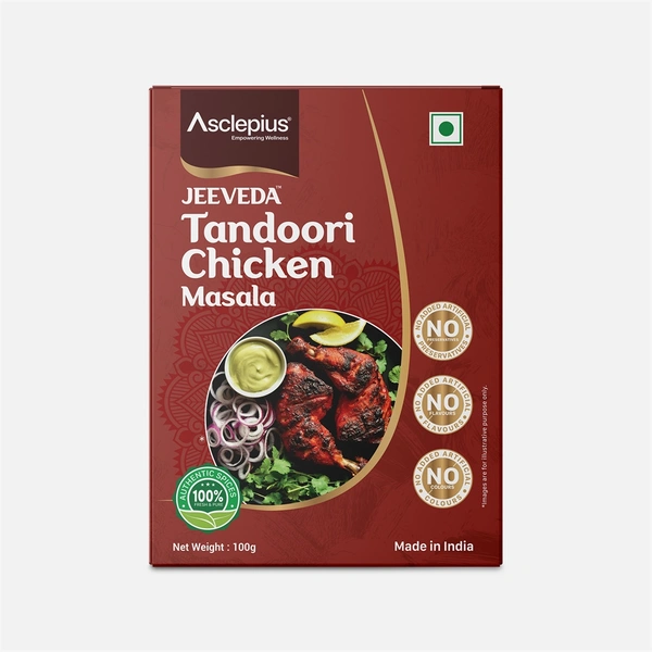 JEEVEDA TANDOORI CHICKEN MASALA - 100 GM