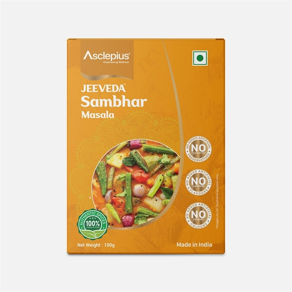 JEEVEDA SAMBHAR MASALA - 100 GM