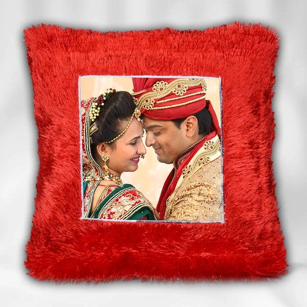 Personalised Red Cushion