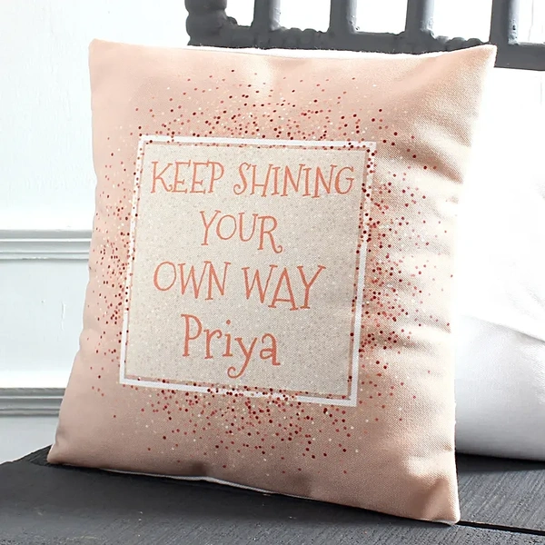 Personalised Inspirational Cushion