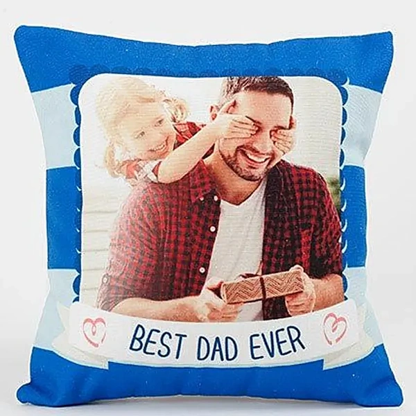Special Fathers Day Personalized Cushion
