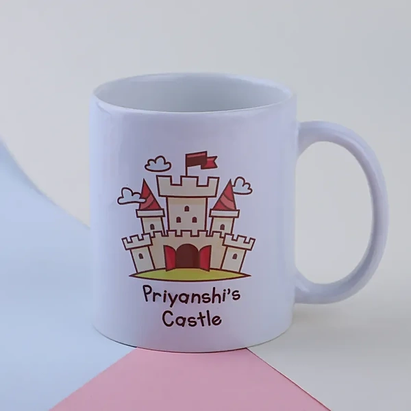 Personalised Castle Mug