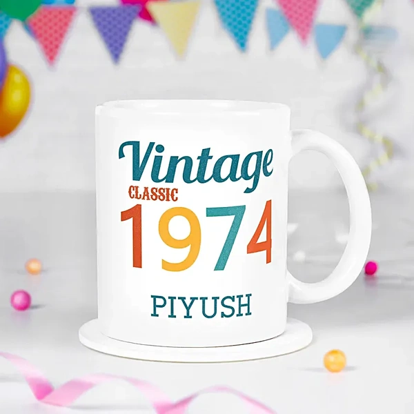 Personalised Vintage Mug