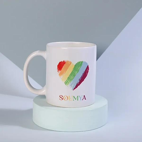 Raibow Heart Mug