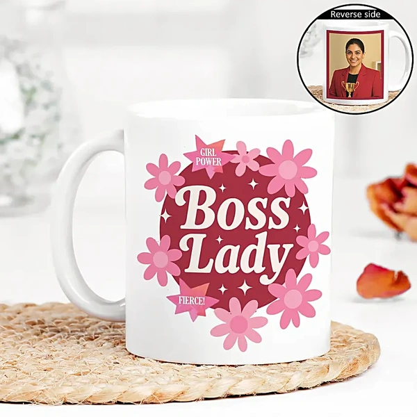 Personalised Boss Lady Mug