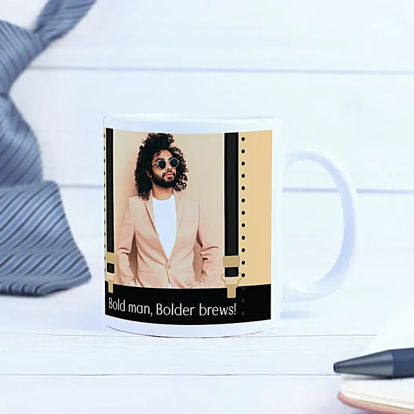 Personalised Brew Mug For Men