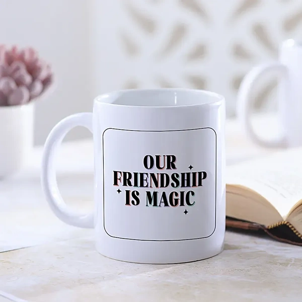 Personalised Friendship Is Magic Photo Mug