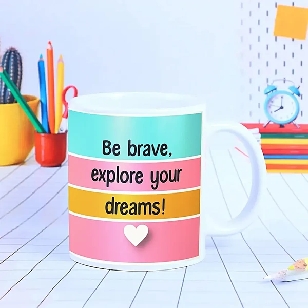 Personalised Be Brave Children's Day Mug