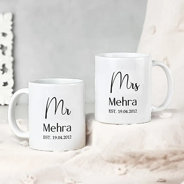 Cherished Couple Mug Set of 2
