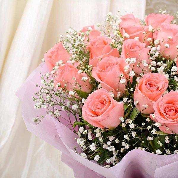 20 Pink Roses Bouquet