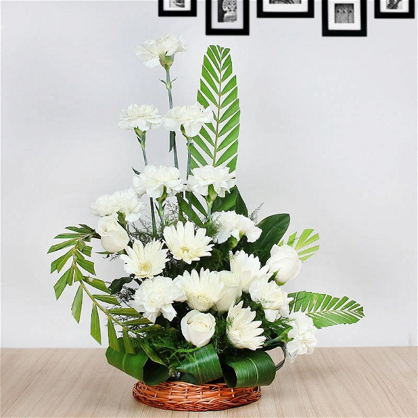 Mix Flowers Basket