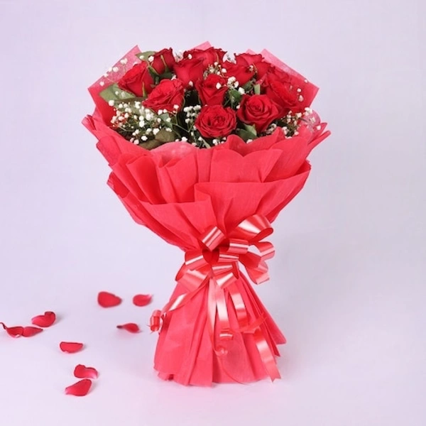 12 Red Roses Bouquet