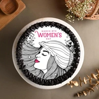 Womens Day Poster Cake - 500 Gm