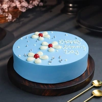 Dainty Blue Cake Infused With Juicy Pineapples - 2 Kg