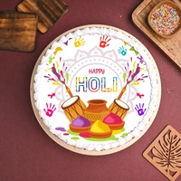 Color Contrast Holi Poster Cake - 500 Gm