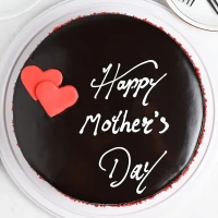 Glossy Chocolate Truffle Mothers Day Cake - 2 Kg