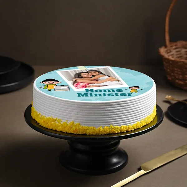 Photo Cake for Home Minister - 500 Gm