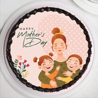 Sentimental Mothers Day Truffle Cake - 1.5 Kg