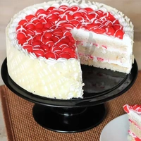 White Chocolate Cherry Topped Cake - 2 Kg