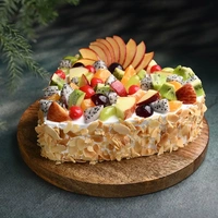 Heart Shape Fruits & Nuts Cake - 2 Kg