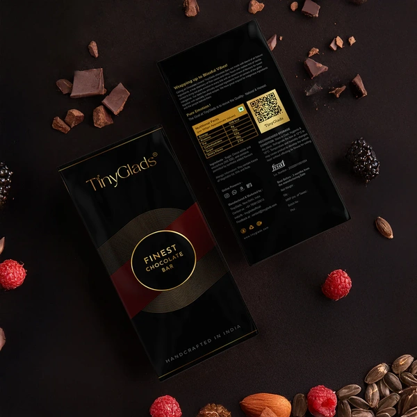 Mixed Seeds Dark Chocolate Bar - 80 Gm