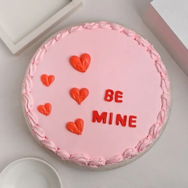 Strawberry Cake with Rose Swirls - 2 Kg